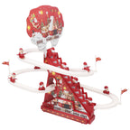 Popular Cross-border Christmas Rail Car Multifunctional Slide Children's Early Education Enlightenment Story Machine Amazon Toys