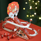 Popular Cross-border Christmas Rail Car Multifunctional Slide Children's Early Education Enlightenment Story Machine Amazon Toys