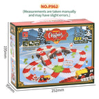 Cross-border hot seller: amazon christmas electric train set - kids' diy assembly educational toy gift, wholesale for export