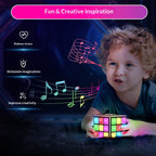 Cross-border primary school students charging integration screen electronic music Rubik's Cube 15 games special children's educational toys
