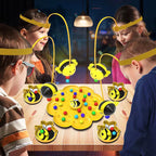 Cross-border Internet celebrity Bee Magnetic Fishing Toys Children's Puzzle Color Cognition Parent-child Interactive Table Game Plate