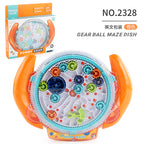Factory direct children's handle gear maze disk toy - palm-sized balancing ball educational & stress-relief maze toy