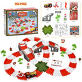 Cross-border hot seller: amazon christmas electric train set - kids' diy assembly educational toy gift, wholesale for export