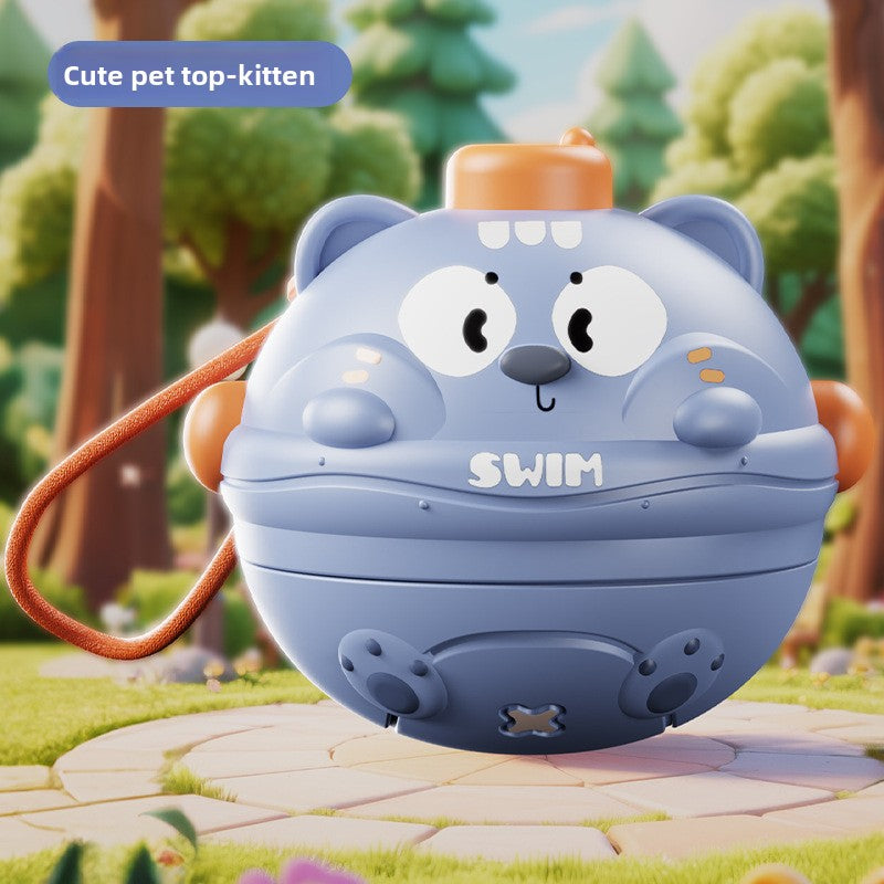 Children's gyro toys press, rotate, collide, turn around, play parent-child interactive toys, desktop battle games, kindergarten