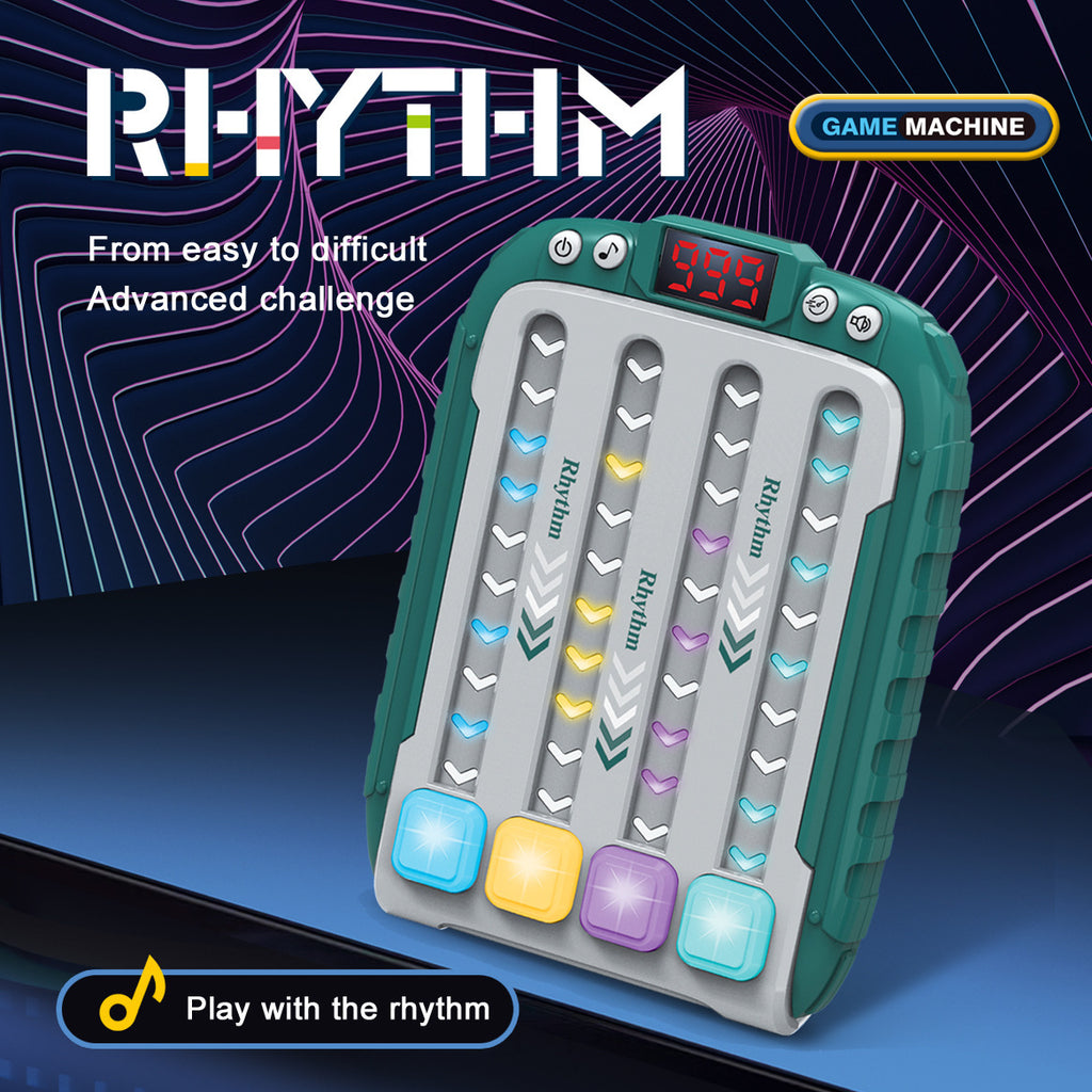 Rhythm Master Push Game Console Puzzle Dance Game Console Clear Level Unzip Multiplayer Battle Children's Music Toys