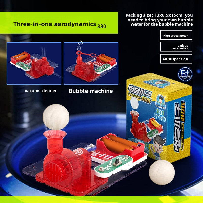 Cross-border hot-selling small box science experiment set training institution electricity boy electronic building block physical circuit experiment