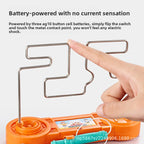 Electric Touch Maze Toy Concentration Training Table Game Fireline Impact Hand-Eye Coordination Puzzle Battle Interaction