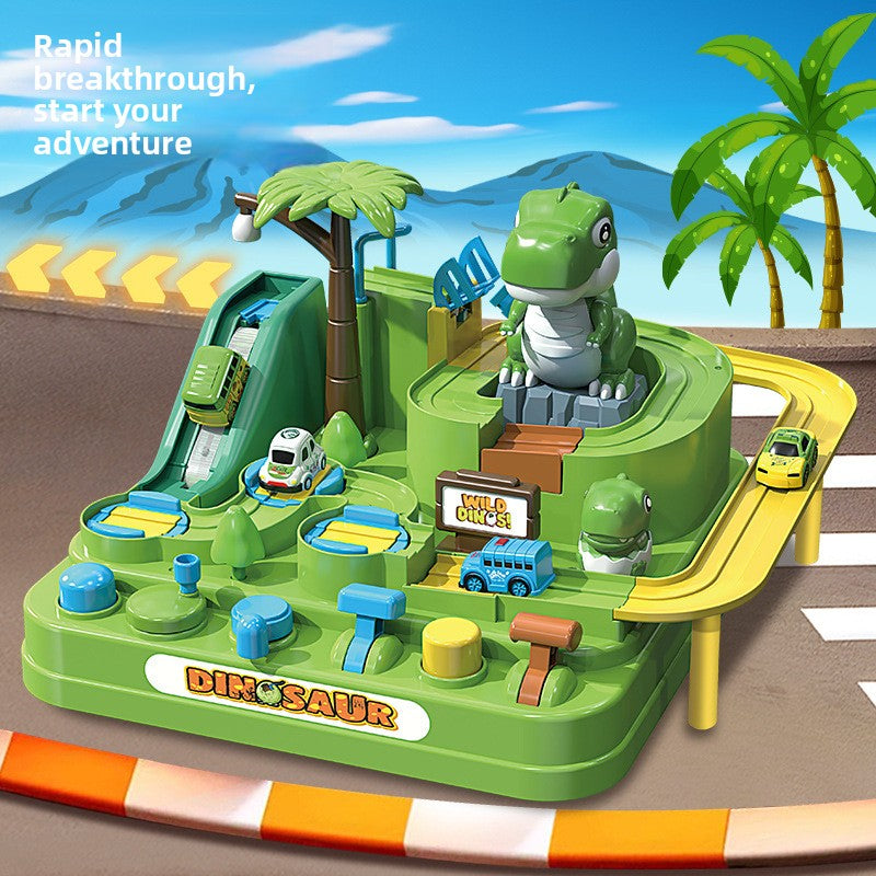 Themed train adventure: inertia-powered fun for kids - puzzle track car toy for boys and girls