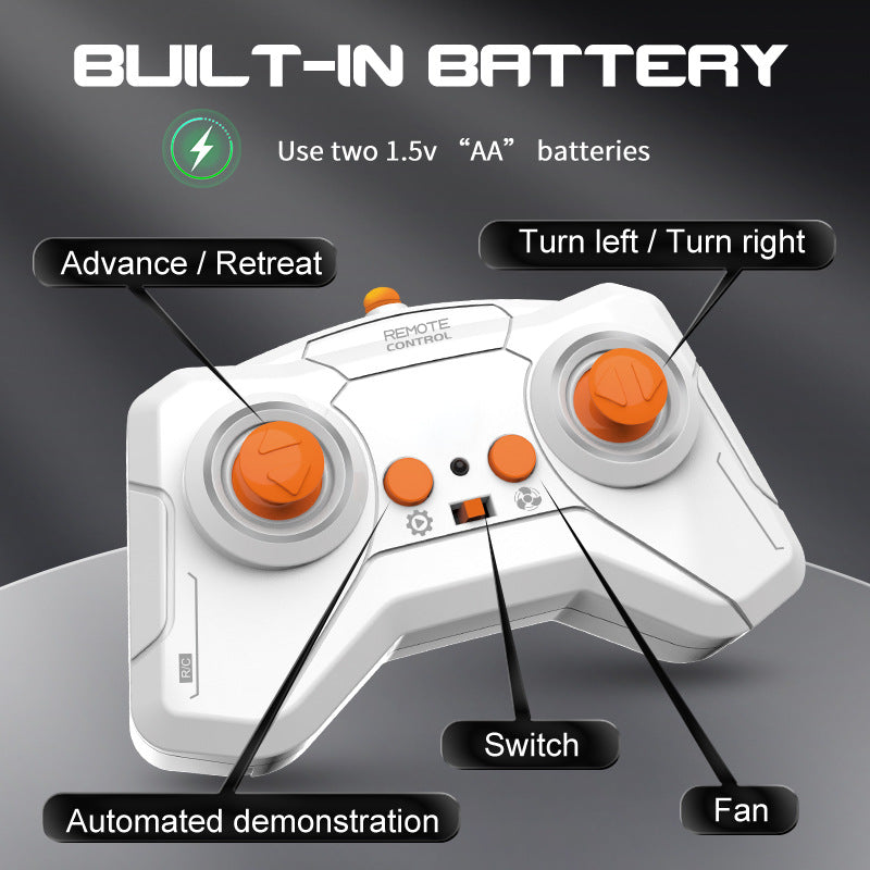 Cross-border remote control electric wall climbing spider light sound effect bionic joint cornice walking wall 360 ° rotating crawler