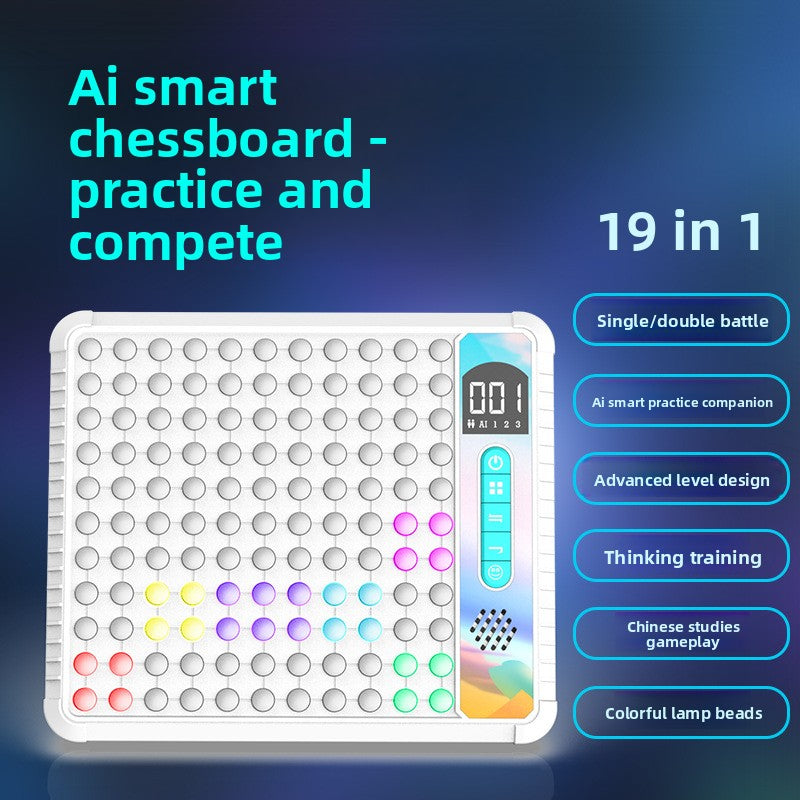 19-in-1 AI Smart Light-Up Chess Board