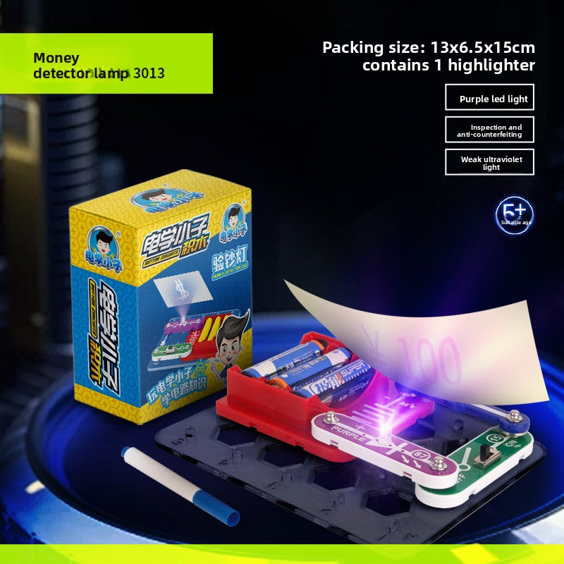 Cross-border hot-selling small box science experiment set training institution electricity boy electronic building block physical circuit experiment