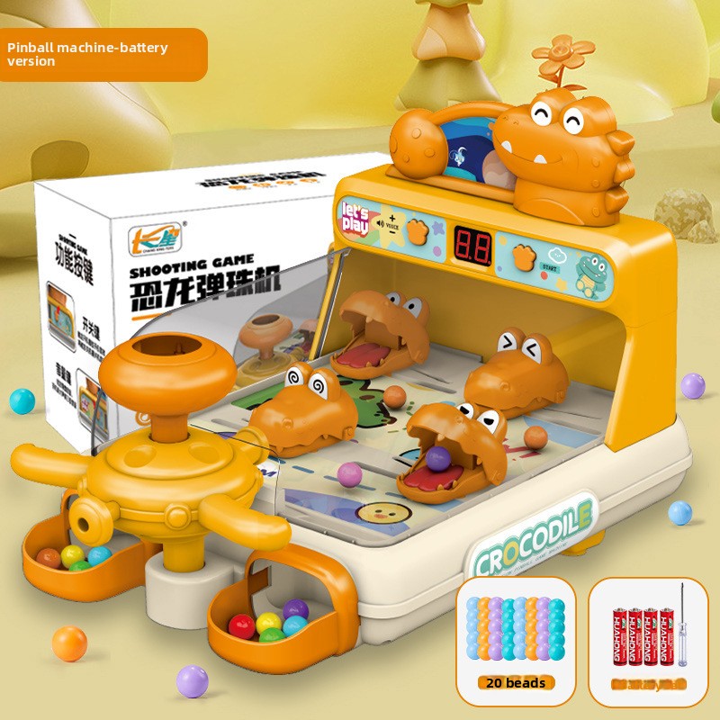 Smart forest shooting game console - educational desktop arcade toy with target practice, scoring, sound & light effects, and interstellar adventure shooting station