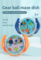 Factory direct children's handle gear maze disk toy - palm-sized balancing ball educational & stress-relief maze toy