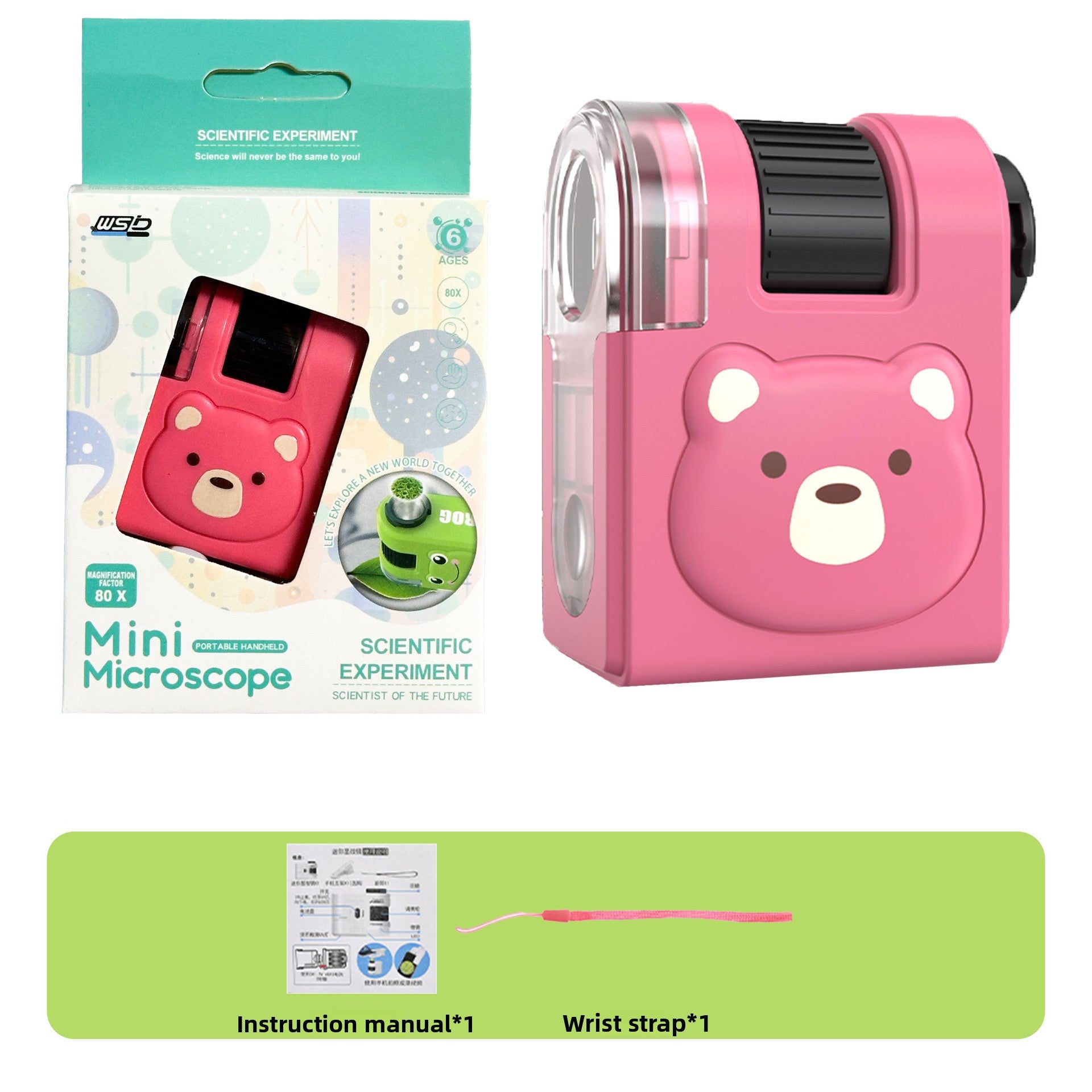 Kids' exploration tools: science experiment educational toys for elementary and middle school students - outdoor exploration uv light & outdoor microscope