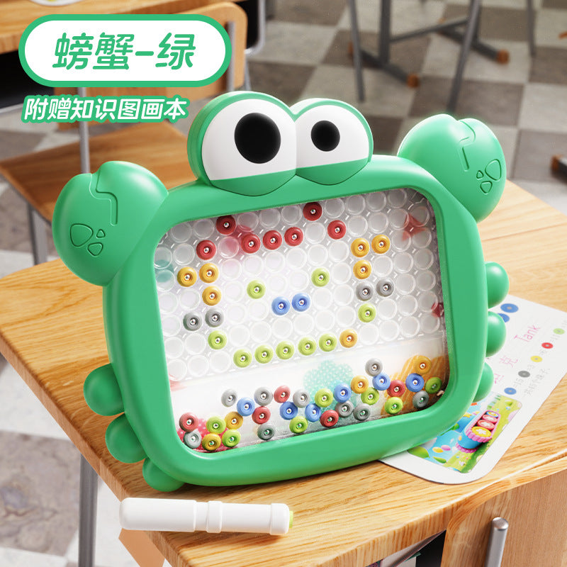 Magnetic pen drawing board Children's magnetic control pen 2-3 years old 5 children 4 baby drawing board Boys and girls educational toys