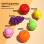 Fruit Rainbow Sessele Toys Shape Color Cognition Hand Movement Training Infant Early Education Enlightenment Toys