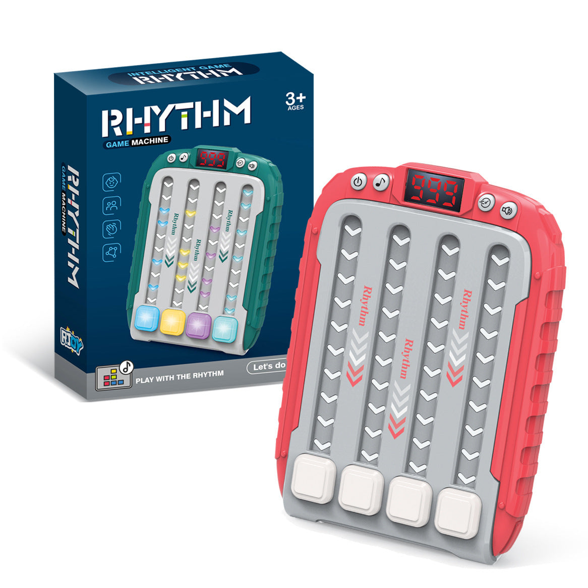 Rhythm Master Push Game Console Puzzle Dance Game Console Clear Level Unzip Multiplayer Battle Children's Music Toys