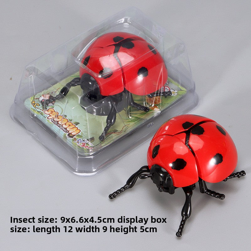 New chain ladybug simulation reptile clockwork beetle creative tricky decompression toy cross-border hot sale