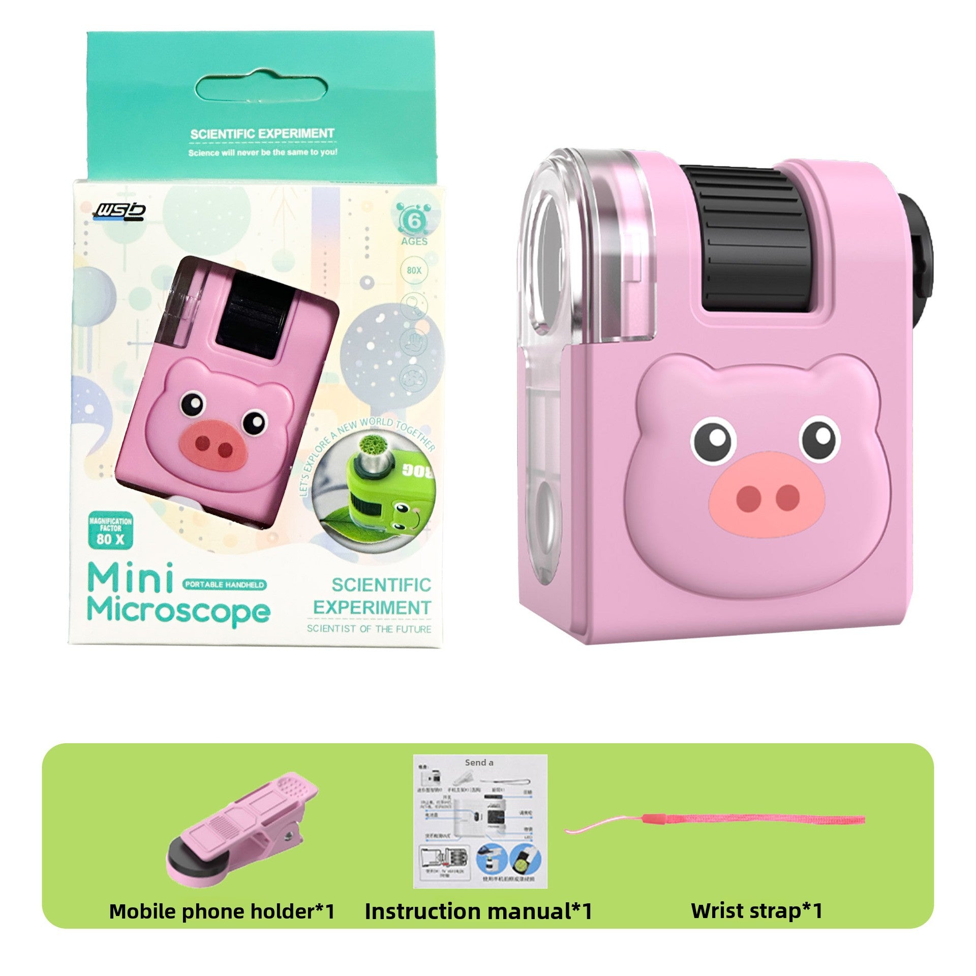 Kids' exploration tools: science experiment educational toys for elementary and middle school students - outdoor exploration uv light & outdoor microscope