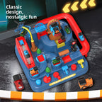 Themed train adventure: inertia-powered fun for kids - puzzle track car toy for boys and girls