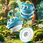 Children's gyro toys press, rotate, collide, turn around, play parent-child interactive toys, desktop battle games, kindergarten