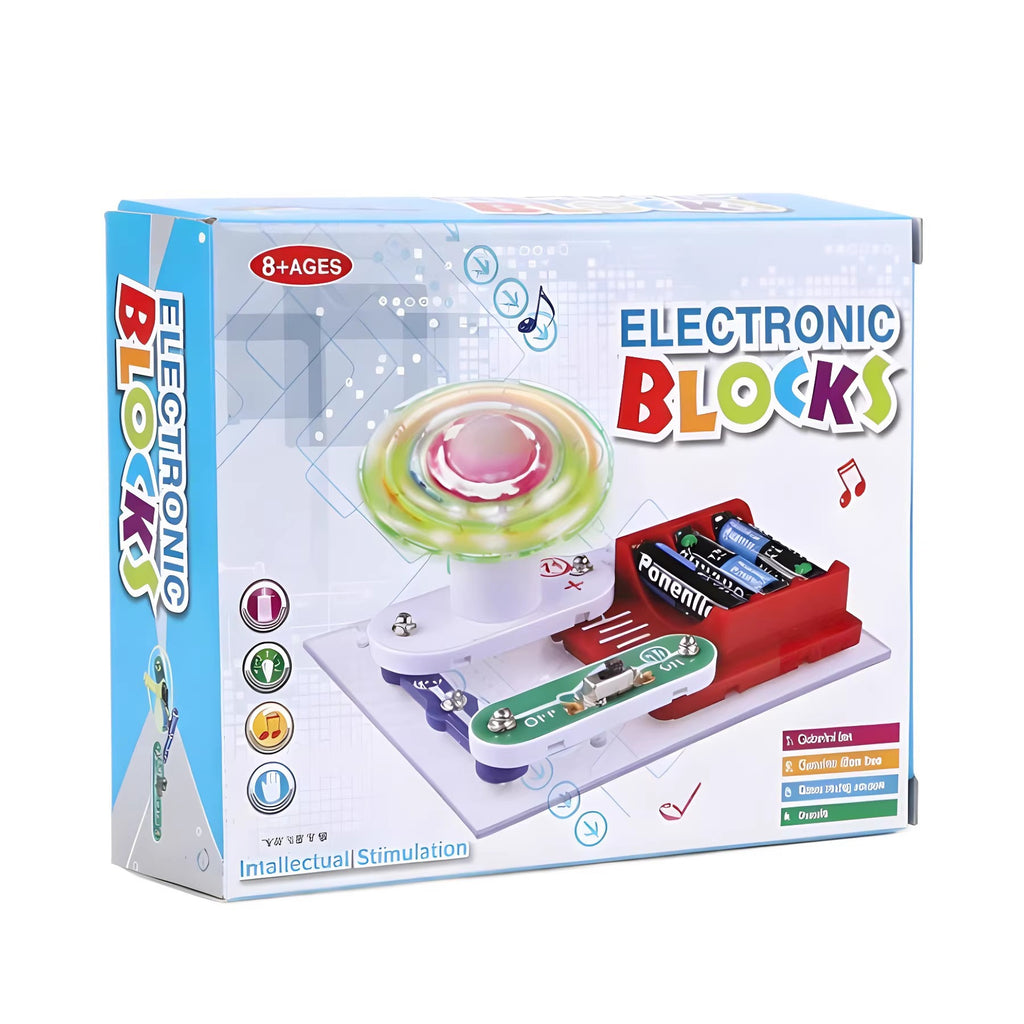 Cross-border stem electronic building blocks science experiment toys, electrical teaching aids, science and technology miniature kits, children's educational toys