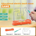Electric Touch Maze Toy Concentration Training Table Game Fireline Impact Hand-Eye Coordination Puzzle Battle Interaction