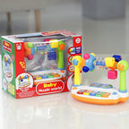 Infants and toddlers 0-3 multifunctional electronic organ Whack-a-Mole baby educational enlightenment lighting music stories early education toys