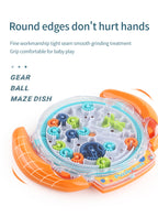 Factory direct children's handle gear maze disk toy - palm-sized balancing ball educational & stress-relief maze toy