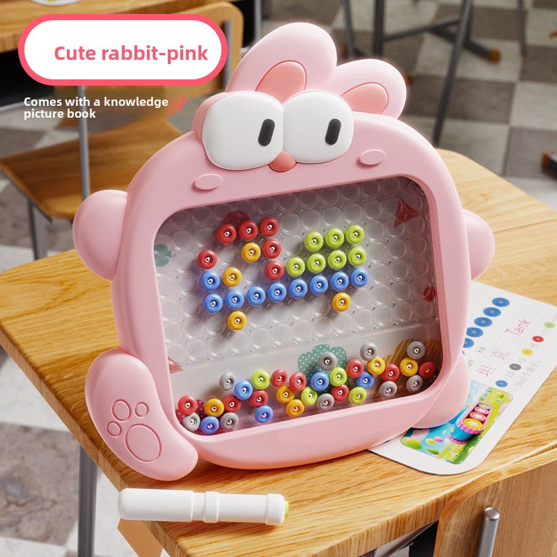 Magnetic pen drawing board Children's magnetic control pen 2-3 years old 5 children 4 baby drawing board Boys and girls educational toys