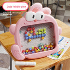 Magnetic pen drawing board Children's magnetic control pen 2-3 years old 5 children 4 baby drawing board Boys and girls educational toys