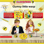 Cross-border Internet celebrity Bee Magnetic Fishing Toys Children's Puzzle Color Cognition Parent-child Interactive Table Game Plate
