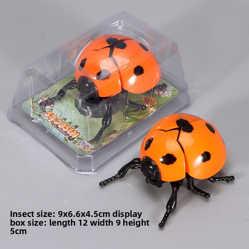 New chain ladybug simulation reptile clockwork beetle creative tricky decompression toy cross-border hot sale