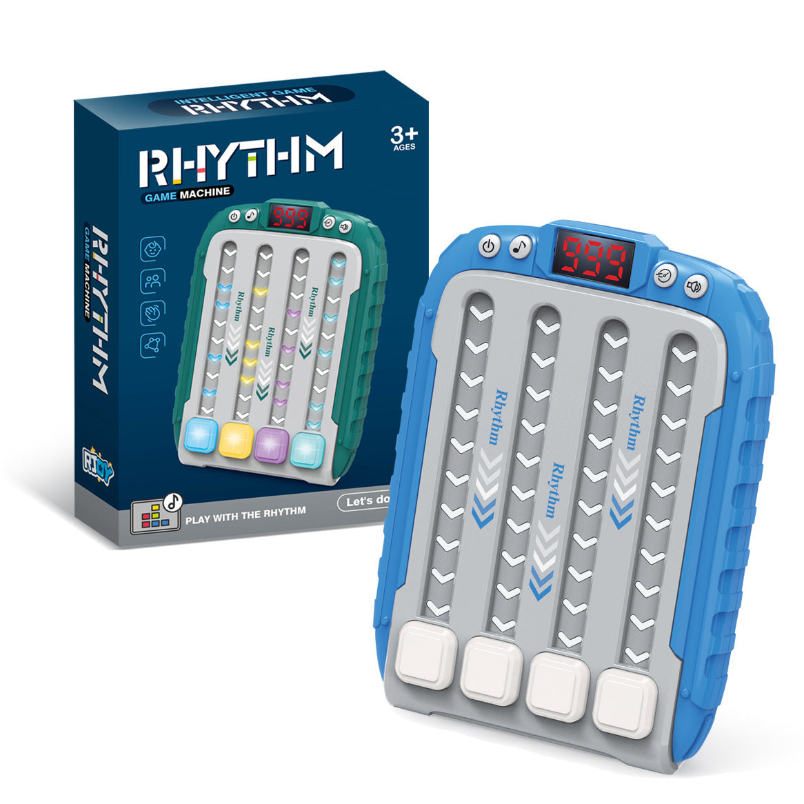 Rhythm Master Push Game Console Puzzle Dance Game Console Clear Level Unzip Multiplayer Battle Children's Music Toys