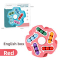 Cross-border children's finger gyro rotating Rubik's cube toy Amazon special-shaped magic bean double-sided playable decompression artifact