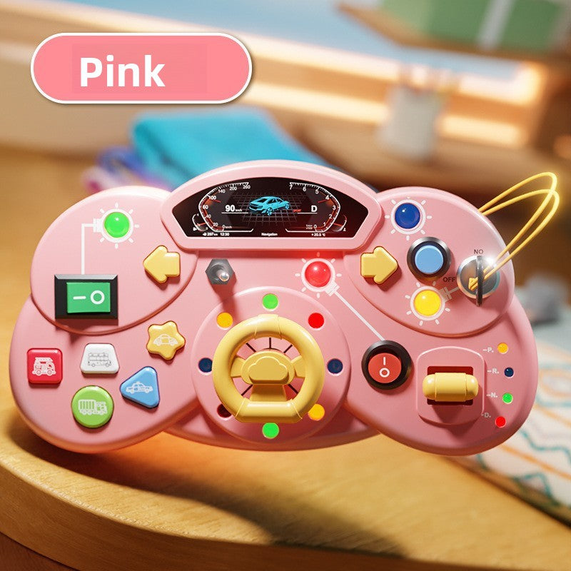 Cross-border children's early education busy machine switch socket LED light Montessori analog circuit busy board toy wholesale
