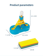 Smart forest experiment kit: geology, earthquake alarm model, steam building blocks, educational toy