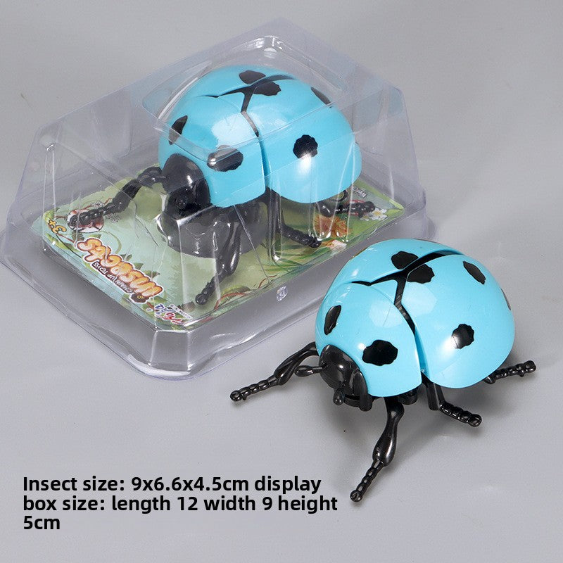 New chain ladybug simulation reptile clockwork beetle creative tricky decompression toy cross-border hot sale