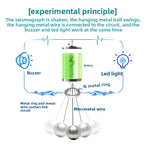 Smart forest experiment kit: geology, earthquake alarm model, steam building blocks, educational toy