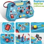 Cross-border children's early education busy machine switch socket LED light Montessori analog circuit busy board toy wholesale