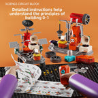 Cross-border hot-selling electronic circuit assembly building block car to send children birthday gifts educational toys training institutions