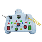 Cross-border children's early education busy machine switch socket LED light Montessori analog circuit busy board toy wholesale