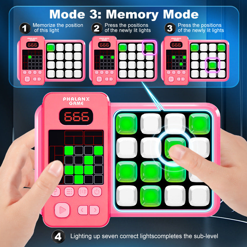 Cross-border Amazon TK children's intelligent phalanx game console adult decompression toy educational thinking training