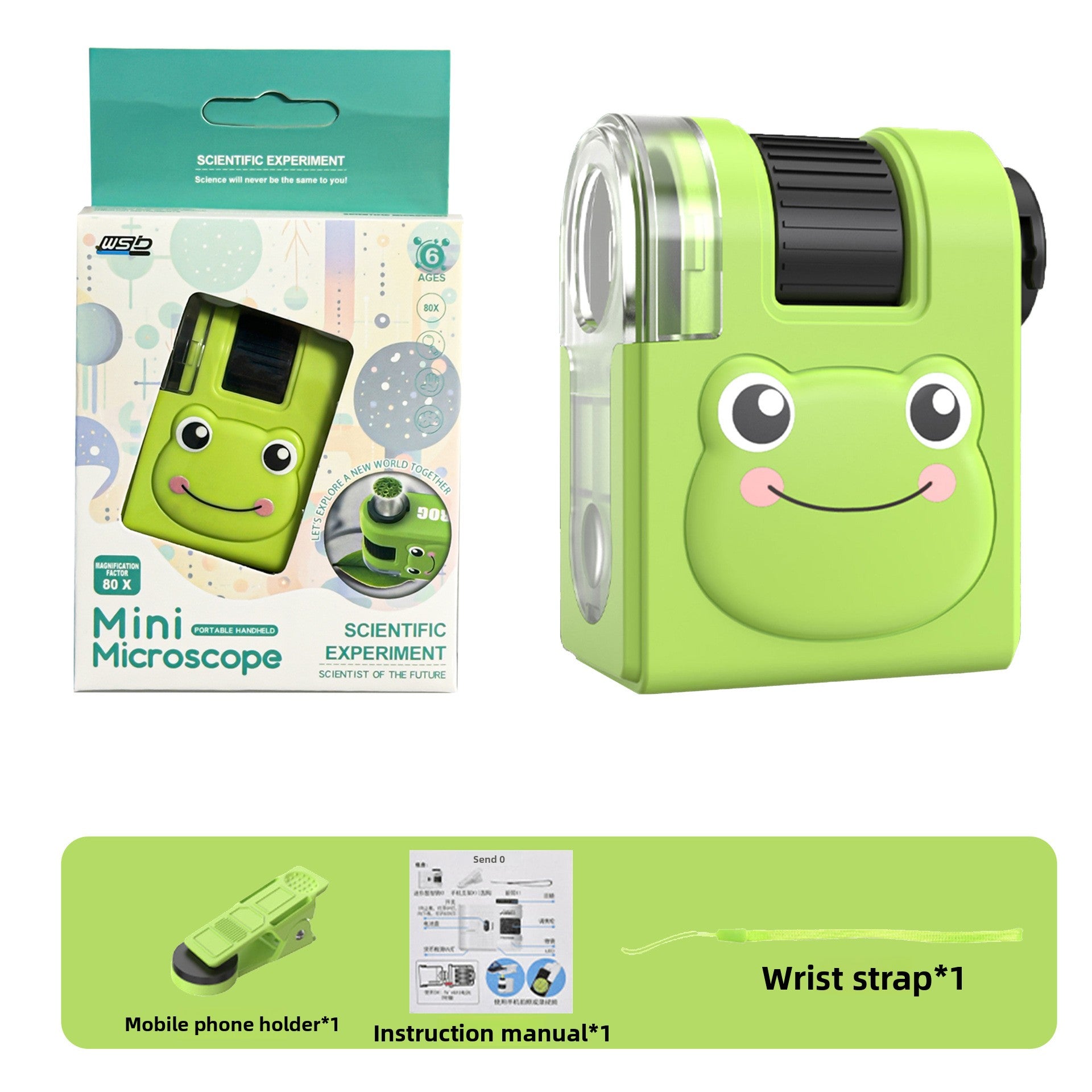 Kids' exploration tools: science experiment educational toys for elementary and middle school students - outdoor exploration uv light & outdoor microscope