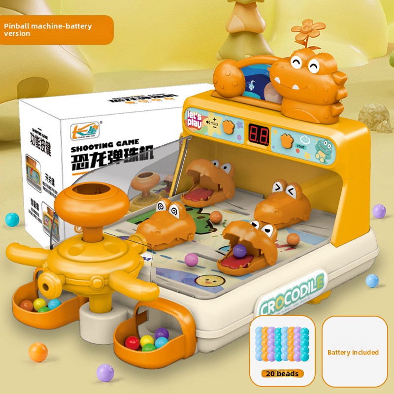Smart forest shooting game console - educational desktop arcade toy with target practice, scoring, sound & light effects, and interstellar adventure shooting station