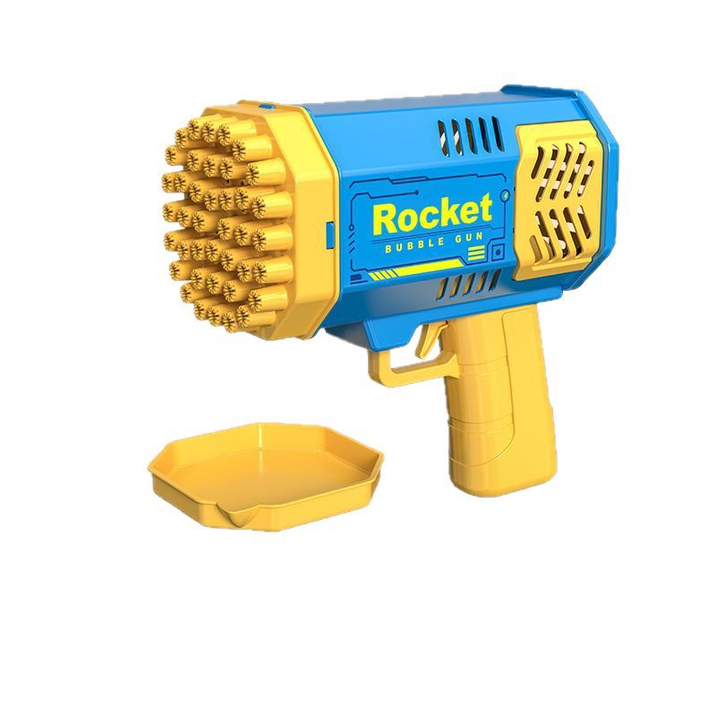 Explosive bubble machine, automatic small steel cannon, Gatlin bubble gun, night market stall manufacturer wholesale blowing bubbles