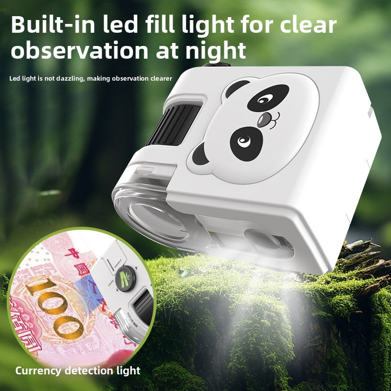 Kids' exploration tools: science experiment educational toys for elementary and middle school students - outdoor exploration uv light & outdoor microscope