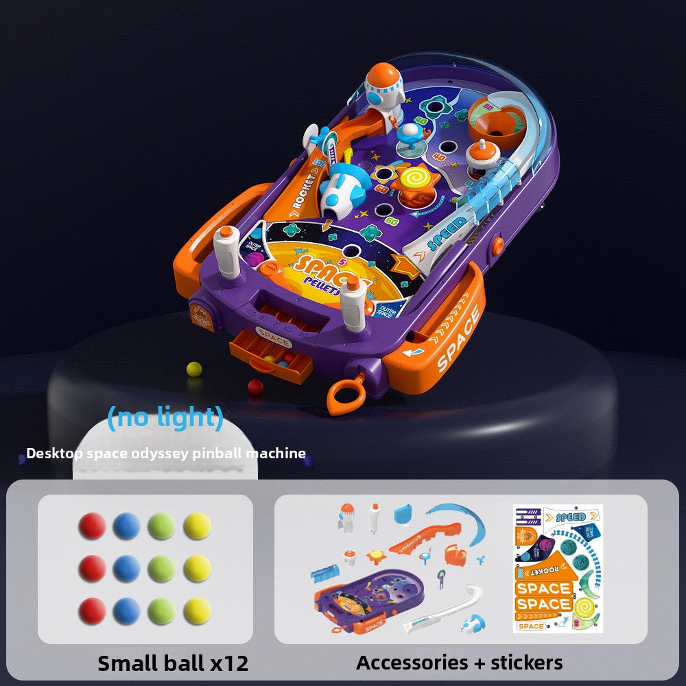 Smart forest shooting game console - educational desktop arcade toy with target practice, scoring, sound & light effects, and interstellar adventure shooting station