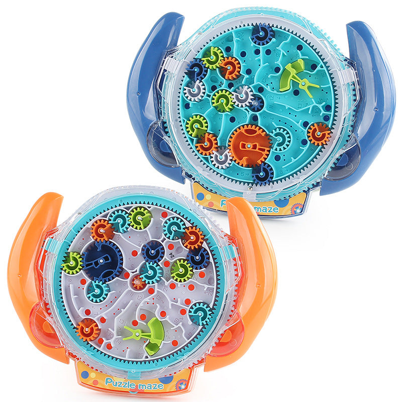 Factory direct children's handle gear maze disk toy - palm-sized balancing ball educational & stress-relief maze toy