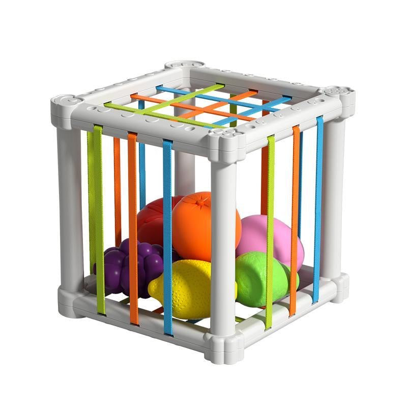 Fruit Rainbow Sessele Toys Shape Color Cognition Hand Movement Training Infant Early Education Enlightenment Toys